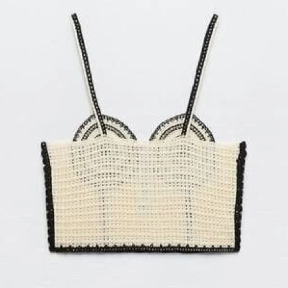 Zara Crochet Corset Top